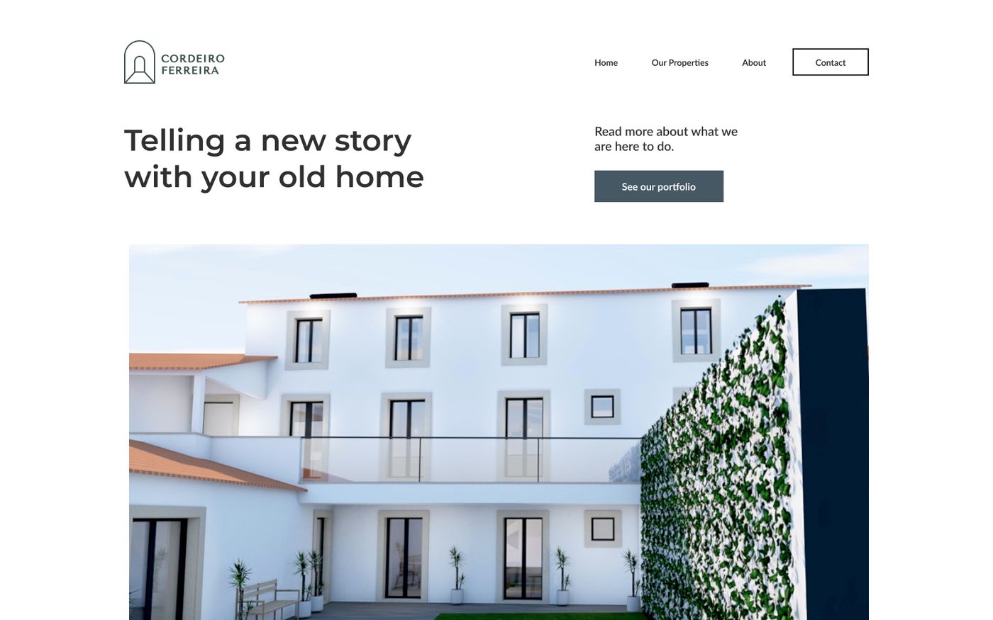 Cordeiro Ferreira — website